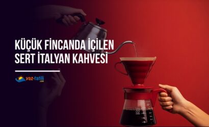 Küçük Fincanda İçilen Sert İtalyan Kahvesi