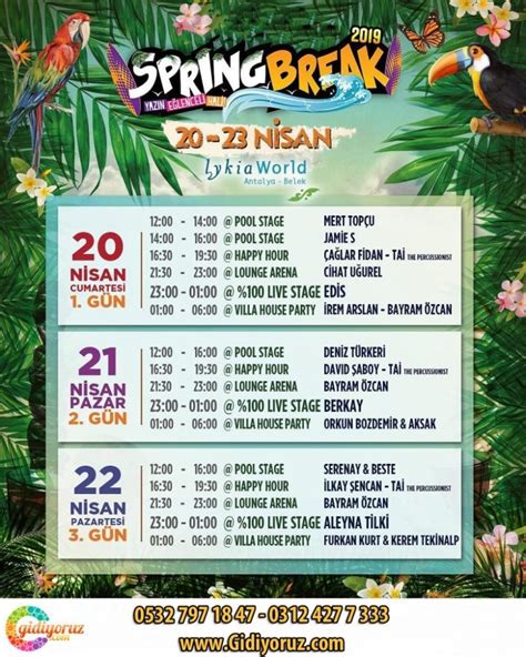 Antalya Spring Break