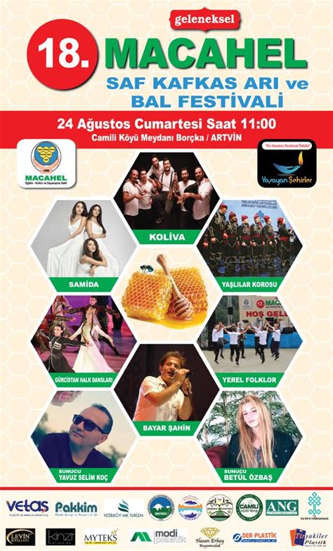 Artvin Macahel Saf Kafkas Arısı Bal Ve Eko Turizm Festivali