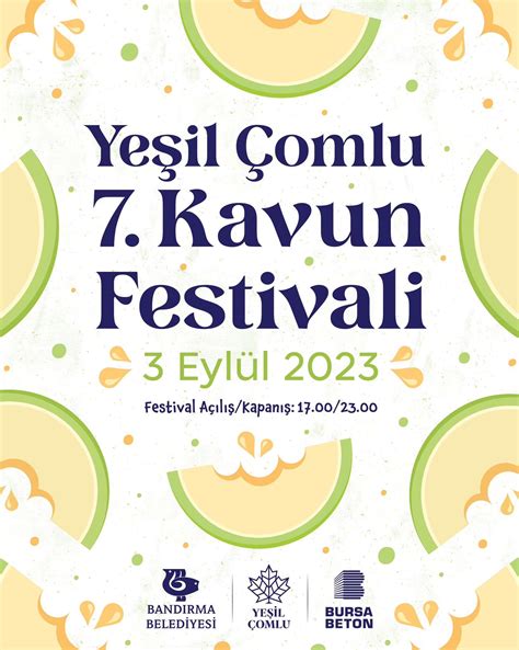 Balıkesir Yeşil Çomlu Kavun Festivali