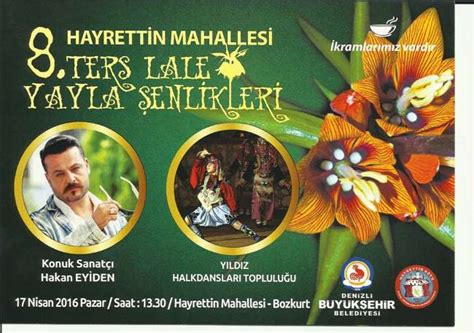 Denizli Hayrettin Köyü Ters Lale Yayla Şenliği